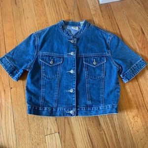 Gap denim button up shirt